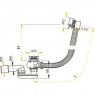 Сифон для ванны Alca Plast A563KM
