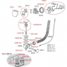 Сифон для ванны Alca Plast A565CRM1-100