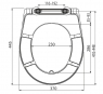 Сиденье для унитаза Alca Plast A604 Softclose