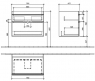 Тумба под раковину Villeroy&Boch Venticello A9250Zxx