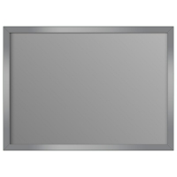 Зеркало J-mirror Alu 001 40x55 см алюминиевая рама