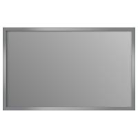 Зеркало J-mirror Alu 001 50x80 см алюминиевая рама chrome