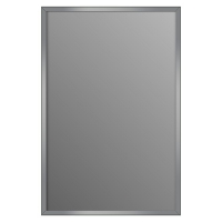 Зеркало J-mirror Alu 001 90x60 см алюминиевая рама chrome