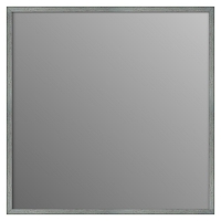 Зеркало J-mirror Alu 001 80x80 см алюминиевая рама inox