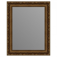 Зеркало в багетной раме J-mirror Azzurra 50x40 см коричневый