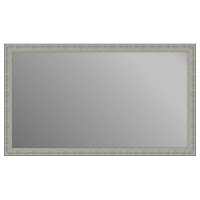 Зеркало в багетной раме J-mirror Azzurra 70x120 см белое серебро