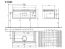 Тумба под умывальник Villeroy&Boch Legato B10400XX