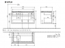 Тумба под умывальник Villeroy&Boch Legato B127L0XX