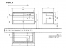 Тумба под умывальник Villeroy&Boch Legato B129L0XX