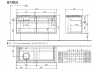 Тумба под умывальник Villeroy&Boch Legato B130L0XX