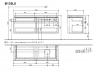 Тумба под умывальник Villeroy&Boch Legato B135L0XX