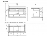 Тумба под умывальник Villeroy&Boch Legato B22900XX
