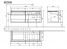 Тумба под умывальник Villeroy&Boch Legato B23300XX