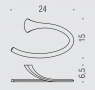 Полотенцедержатель кольцевой Colombo Link B2431