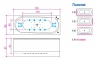 Ванна гідромасажна Balteco Modul 18 S3 179х80 см