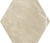 Декор Ceramika Paradyz Tosi Beige Hexagon POL 17,1x19,8 код 3805 