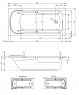 Ванна акриловая Riho Future XL BC32 190х90 см