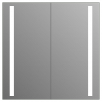 Зеркальный шкафчик J-mirror Biaggio 70x70 см LED подсветка
