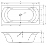 Ванна акриловая Riho Linares BT48 190x90 см