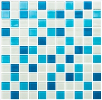 Мозаїка Котто Кераміка GM 4019 C3 Blue D-Blue M-White 300x300x4 