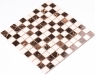 Мозаїка Котто Кераміка СМ 3022 С2 Brown-White 300×300x9