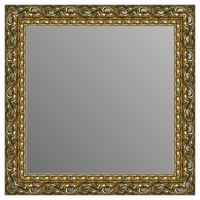Зеркало в багетной раме J-mirror Carina 80x80 см золото 431