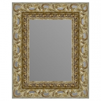 Зеркало в багетной раме J-mirror Carina 50x40 см серебро