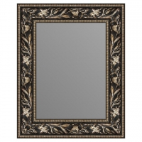Зеркало в багетной раме J-mirror Costanza 50x40 см черное