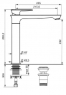Змішувач для умивальника Emmevi Kiry CR88003BIG