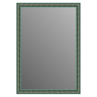 Зеркало в багетной раме J-mirror Cristina 100x70 см голубое
