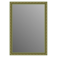 Зеркало в багетной раме J-mirror Cristina 100x70 см зеленое амбилайт