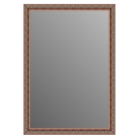 Зеркало в багетной раме J-mirror Cristina 100x70 см розовое амбилайт