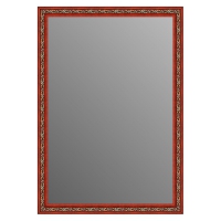 Зеркало в багетной раме J-mirror Cristina 100x70 см красное