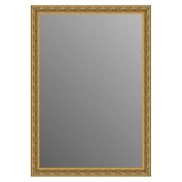 Зеркало в багетной раме J-mirror Cristina 100x70 см желтое амбилайт