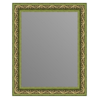 Зеркало в багетной раме J-mirror Cristina 50x40 см зеленое