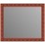 Зеркало в багетной раме J-mirror Cristina 60x70 см красное амбилайт