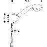 Душевой набор Hansgrohe Croma 27534000 Porter’C 2 jet