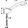 Душевой набор Hansgrohe Croma 27543000 Porter’C 1 jet