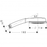 Ручной душ Hansgrohe Croma 100 Classic 28539000 Multi