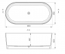Ванна Marmite Cyndarella XL 6011821810xx 181х85 см