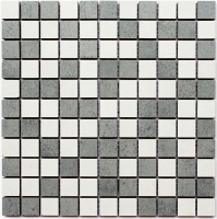 Мозаїка Котто Кераміка СМ 3030 С2 Gray-White 300x300x8 