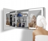 Зеркальный шкафчик J-mirror Donato 60x60 см LED подсветка