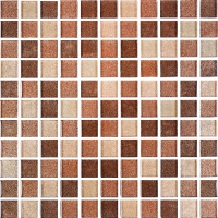 Мозаїка GM 8007 C3 Brown Dark-Brown Gold-Brown Brocade 300x300x8 Котто Кераміка