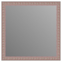 Зеркало в багетной раме J-mirror Egypt 60x60 см красное амбилайт