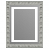 Зеркало в багетной раме J-mirror Egypt 50x40 см черное с подсветкой