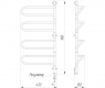 Полотенцесушитель электрический Марио Электра-І 4820111351824 хром