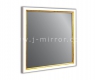 Зеркало в багетной раме J-mirror Ella 70x70 см цвет 4