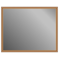 Зеркало в багетной раме J-mirror Emma XL 120x150 см цвет 6