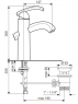 Змішувач для умивальника Emmevi Dacota CR73003 BIG