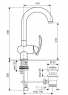 Змішувач для умивальника Emmevi Ramses CR72073